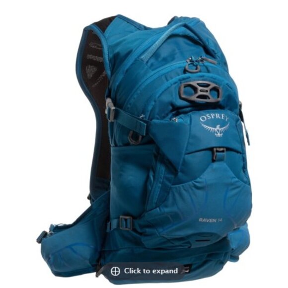 Osprey Women\'s Raven 14 L Hydration Pack 85 oz. Reservoir Backpack Blue NWT main image 7